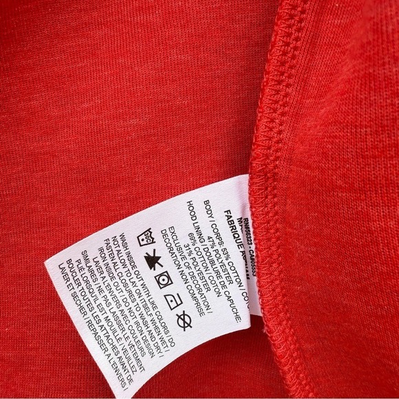 Boys Nike Tech Fleece Red Windrunner Zipper Hoodie Size Small - Picture 6 of 7